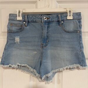 Kendal + Kylie Light Blue Denim Women Shorts